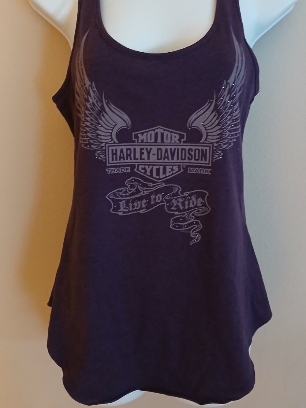 Harley Davidson Deep Purple Tank Top